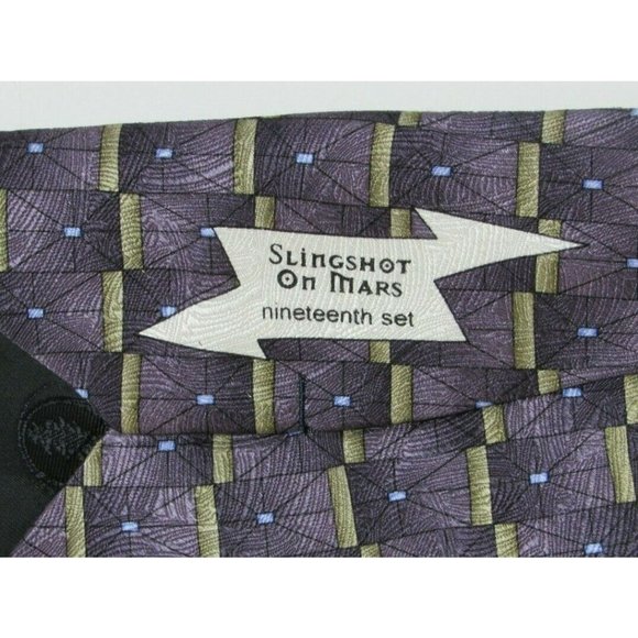 GD Grateful Dead Men's Tie Slingshot on Mars 100% Silk Hand Made Necktie - Picture 3 of 9